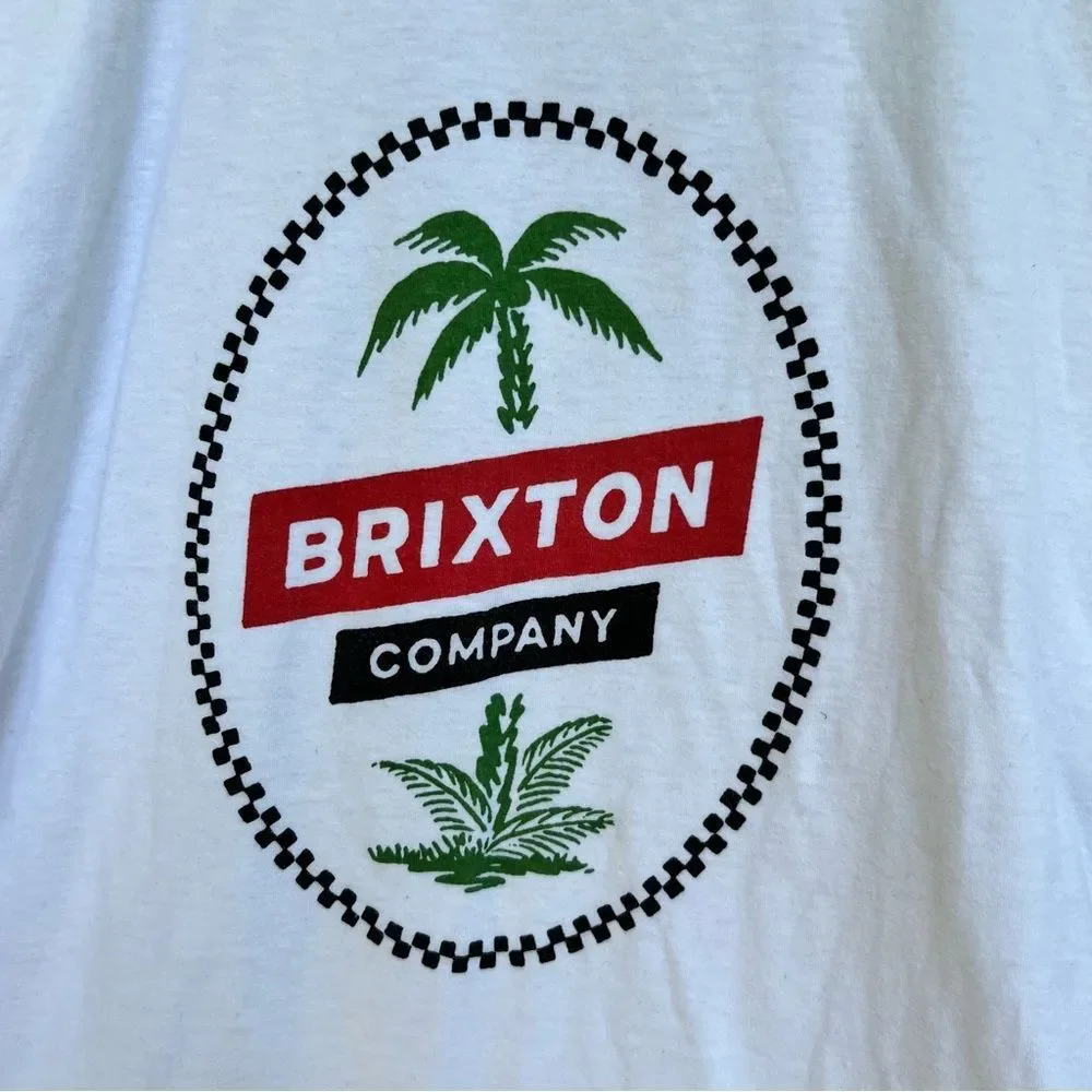 BRIXTON lot ~ 1 button up ~ 3 t-shirts ~ tropical ~ flamingo